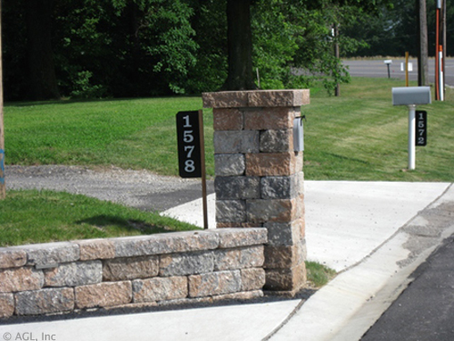 custom stone mailbox